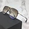 Decada clássica de óculos de sol piloto de prata para homens Mulheres cinza sombreado Sonnenbrille Designer Sunglasses Gafas de Sol UV400 Eyewear com caixa