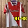 Футбольные майки клуба Монако BARTHEZ Retro Mens BEN YEDDER EMTEL Home Красные белые футбольные майки 77 82 90 91 92 94 95 96 97 98 99 00 1977 1982 1990 1991 1999 2000 1998 1996 1995