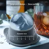 Baking Moulds 6cm Big Size Silicone Ice Hockey Mould Round Ball Cube Sphere Whisky Maker Box DIY Bar Party Kitchen Tools