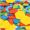 Dipinti 250 Piece Colore Mambiamenti cambiati fai -da -te giocattoli puzzle baby montessori wooden apprendimento educativo per bambini drop drop home dhtnw