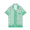 Casablanc-s 22ss designer shirts Masao San print mens casual shirt dames losse zijden shirt korte mouwen luxe t-shirt hoogwaardige tees maat M-3XL #88888