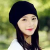 Boinas do chapéu de inverno do inverno feminino Casual Casual Solid Color Heads Ladies Spring Autumn Beanies Cap Hats for Girl