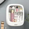 Storage Boxes Vanity Rack Wall-mounted Cosmetic Box Punch-free Bathroom Toilet Wash Hand Table