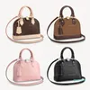 Bolsos de hombro Luxurys Designers Mini Shell bolsos CrossBody Bag Fashion Women Leather High Quality Old Flower Bolso