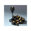 Party Decoration Halloween Black Flameless Candles Flash Led Battery Powered Light Drop Delivery Home Garden Festive Supplies Event Dhjyn