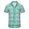 Hommes chemises décontractées hommes chemise et short ensemble nouvel été décontracté imprimé chemise hawaïenne Homme court mâle impression robe costume ensembles grande taille M-3XL