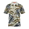 Polos pour hommes Été Unisexe Parent-enfant Vêtements Hawaii Style Loose 3D HD Print Sport Tops Fashion Short Sleeve Respirant Men's Shirt