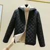 Women's Down Parkas Fashion Cotton Coat Winter Jackets Short Hooded Lamb Thicken Warm Jacket Parka Outwear W11 230111