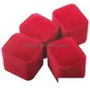 Jewelry Boxes Ring Earring Pendant Holder Storage Case Gift Packing Box For Wedding Engagement Display Cases Drop Delivery Pa Dhgarden Dhaew