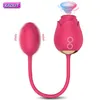 Masseur Rose vibrateur pour adulte, jouet pour femme, gode puissant, ventouse de Clitoris, stimulateur sous vide, œuf d'amour féminin, produits sexuels