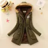 Women's Down Parkas Winter Jacka Women Womens Parka Casual Outwear Military Hooded Coat Pälsrockar Manteau Femme Woman Clothes CC001 230111