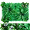 Fleurs décoratives plantes vertes artificielles pelouse extérieure en plastique plante mur mariage fond ornement jardin El décoration de la maison