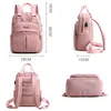 School Bags Women Casual Backpacks Anti Theft USB Charge Waterproof Back Pack Fashion Pink Bagpack For Teeanger Girls Mochila