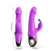 Adult Massager 2022 Rabbit Vibrator Automatic Telescopic Rotation G-spot Clitoris Stimulator Female Masturbation Sex Toys for Women Adults 18