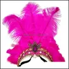 Hoofdbanden Indian Crystal Crown Feather Party Festival Viering Hoofdtooi Carnaval Headpiece Headdear Halloween 1855 T2 Drop Deliv Dhntk