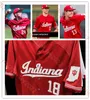 Indiana Hoosiers basebolltröja Tyler Cerny Devin Taylor Nick Mitchell Joey Brenczewski Bothwell Ty Connor Foley Brayden Risedorph Custom Indiana Jerseys