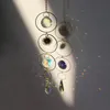 装飾的なオブジェクトフィギュラインケージサンキャッチャークリスタルレインボーメーカーウィンドウホームボーホンルームウォールカーデコレーションカーテンシャンデリアプリズム魔女のキャッチャー