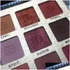 Ombretto Easy Makeup Rock Metal 16 colori Ombretto Bronzer Palette Matte Pearlescent Beauty Glazed Drop Delivery Salute Occhi Dhm40