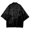 Vêtements ethniques Traditionnel Haori Tiger Print Cosplay Kimono 2023 Femmes Hommes Harajuku Japonais Beach Yukata Streetwear Cardigan Asiatique