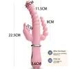 Massager zabawek seksualnych 3 w 1 podwójna penetracja g wibratorka stymulatora stymulatora analiza Dildo Masturbatorzy zabawki seksualne dla kobiet para 18