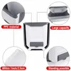 Folding Trash Can Kitchen Car Garbage Bin Rubbish Dustbin Waste For Recycle ss0111