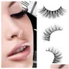 Falsche Wimpern Hochwertige Wimpernverl￤ngerung Nerk Individuelles Haar 6 PCs/Set Curl B C D Drop Delivery Health Beauty Make -up Augen Dhlco