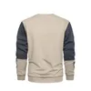 Sweats à capuche pour hommes Sweats à capuche Sweat-shirts pour hommes Grande taille Mode Patchwork Sweat-shirt Vêtements de sport pour hommes Pulls Hip Hop Streetwear Col rond Survêtement 230111