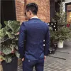 Herrdräkter boutique (blazer västbyxor) herrar brittiska stil affärer elegant mode casual party gentleman klänning tredelad kostym