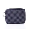Canvas Zipper Wallet Women's Dot Handbag Coin Portable Portains Women Cosmetic Storage Bag Bag Bag Bags Bank Credit Storage Bags BH6756 TYJ