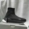 2023 Designer Fly Knit Socks Graffiti Sole 1.0 2.0 3.0 Running Shoe Platform Mens Runner Triple Black White Chores décontractées Chaussures Master Woman