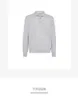 Brunello Men Shirts Cashmere Long Sleeve Casual Sweater Solid Color Business Casual Pullover