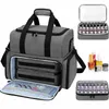 Sacs de rangement, étui d'huile essentielle, 80 bouteilles, sac de vernis à ongles, cosmétique Portable, grand organisateur d'épaule, conception à Double couche