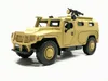 Modelo Diecast Car High Simulação 1 32 liga deslizante de veículo blindado russo Modelo militar à prova de explosão Luz de controle de luz Kids Toys 230111