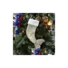 Christmas Decorations 18 Kids Mermaid Sequins Xmas Stocking Sack Santa Gifts Drop Delivery Home Garden Festive Party Supplies Dhxee