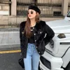 Women's Jackets Lucyever Korean Fashion Lamb Wool Coats Women Streetwear ONeck Faux Fur Woman Autumn Winter Thick Warm Plush Coat 230111