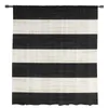 Curtain Wood Grain Black And White Stripes Sheer Curtains For Living Room Bedroom Luxury Valance Kitchen