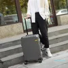 حقائب حقائب الأزياء الأمتعة 20 "22" 24 "26" بوصة حقيبة العلامة التجارية الرجال ألمنيوم إطار سفر السيدات