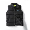 Gilets pour hommes et femmes sans chapeau veste sans manches en coton rembourré automne hiver manteaux décontractés gilet masculin bodywarmer Europe253w