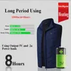 Men's Vests 13/9 Areas Heated Vest Men Women Usb Heated Jacket Heating Vest Thermal Clothing Hunting Vest Winter Heating Jacket BlackS-6XL 230111