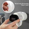 Bath Accessory Set dentifrice Squeezezer Automatic Dispenser Solder de brosse à dents anti-poussière 2 Push Place Stand