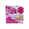 Peintures 5d rose mur de diamant broderie peinture diy ringestone croix stitch artist kit de décoration intérieure drop livraison de gouttes jardin arts dhko0