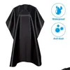 Aprons Barber Hairdressing Cape Apron Haircut Cloak Waterproof Professional Salon Drop Delivery Home Garden Textiles Dhfyw