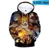 Herr hoodies klassiker det lovade Neverland 3D -män/kvinnor faller cool casual anime hoodie tröja