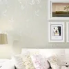 Fonds d'écran Mode Rustique Floral 3D Non-tissé Feuille De Flocage Papier Peint Pour Chambre Mur Papier Peint Rouleau Peintures Murales