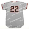 Maillots de baseball personnalisés San Francisco Vintage Baseball Jersey 20 BOBBY MURCER 1976 21 JEFF KENT 2001 LANIER CLARK 23 SHAWON DUNSTON 2002 TIT