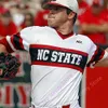 Maillots de baseball personnalisés NC State Baseball Jersey College Trea Turner Blanc Matt Willadsen Sam Highfill David Harrison Garrett Payne Devonte