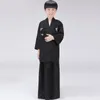 Vêtements ethniques Garçons Japonais Traditionnel Yukata Samurai Kimono Robe de bain Style ample Vêtements de luxe Robe longue