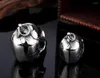Подвесные ожерелья продаются - Оптовая 316L из нержавеющей стали Панки Ювелирные изделия Европа Титановый череп преувеличен