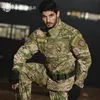 Costumes pour hommes Blazers Tactical Military Uniform Camouflage Army Clothing Forces spéciales AirSoft Soldat Training Veste de combat Pant