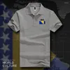 Мужские Polos Bosnia и Herzegovina Polo Рубашки мужские белые бренды с коротким рукава